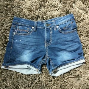 Denim shorts